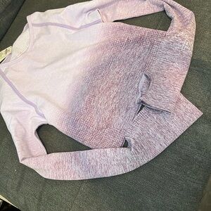 Pink Victoria's Secret Ombre Long Sleeve Top